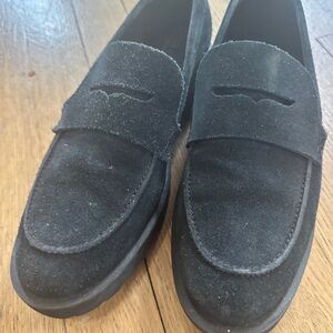 Cole Haan Women's Black Suede Loafers